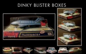 Dinky Toys 106 Thunderbird 2 Blister/Bubble Repro Box PLINTH ONLY