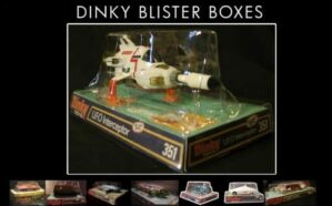 Dinky Toys 351 Shado Interceptor Blister/Bubble Repro Box PLINTH ONLY