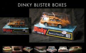 Dinky Toys 103 Spectrum Patrol Car (SPC) Captain Scarlet Blister/Bubble Repro Box