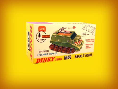 Dinky 353 Shado 2 Mobile Empty Repro Box & Instructions 