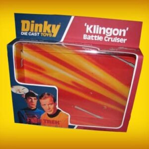 Dinky Toys 357 Star Trek Klingon Battle Cruiser Repro Box