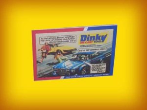 Dinky Toys 112 New Avengers Purdey’s TR7 Repro Box
