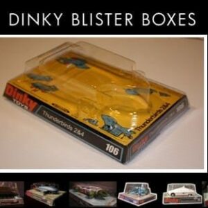 Dinky Toys 106 Thunderbird 2 Yellow Version Blister/Bubble Repro Box PLINTH ONLY