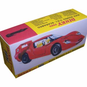 Dinky Toys 217 Alfa Romeo OSI Scarabeo Repro Box