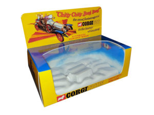 Corgi Toys 266 Chitty Chitty Bang Bang Repro Box with Plastic Cloud