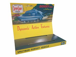 Dinky Toys 104 Captain Scarlet Spectrum Pursuit Vehicle Repro Box