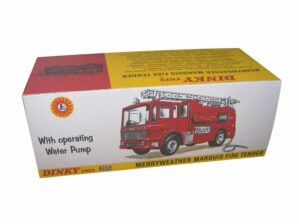 Dinky Toys 285 Merryweather Marquis Fire Engine Repro Box