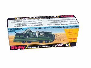 Dinky Toys 602 Armoured Command Car Repro Box