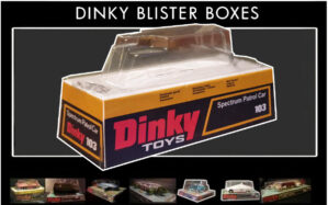Dinky Toys 103 Spectrum Patrol Car (SPC) Captain Scarlet Tall Blister/Bubble Repro Box