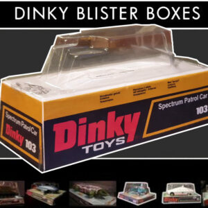 Dinky Toys 103 Spectrum Patrol Car (SPC) Captain Scarlet Tall Blister/Bubble Repro Box