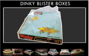 Dinky Toys 722 Hawker Harrier Blister/Bubble Repro Box PLINTH ONLY