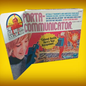Kenner Six Million Dollar Man Porta-Communicator Reproduction Box