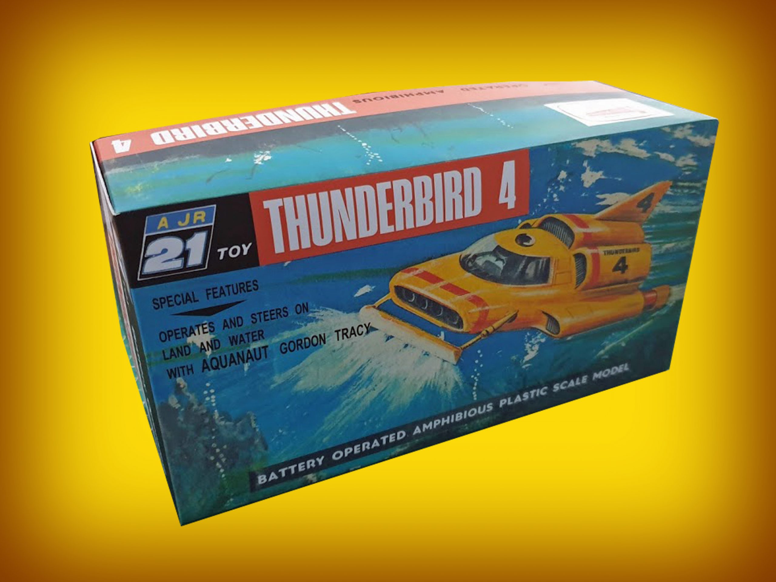 JR21 Thunderbird 3 J Rosenthal Fricción Vehículo-Caja de reproducción. 