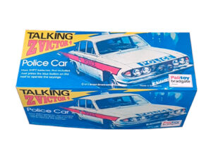 Palitoy Talking Z-Cars Z-Victor 4 Repro Box top of box