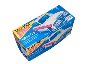 Palitoy Talking Z-Cars Z-Victor 4 Repro Box side of box