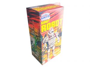 Denys Fisher Doctor Who Giant Robot Reproduction Box -Side
