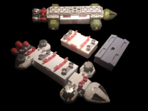 Dinky 359 Space 1999 Eagle Transporter 3D Printed replacement Pod