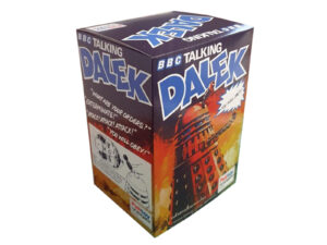 This Palitoy BBC Talking Dalek Repro Box with inserts has been printed on smooth vinyl and fixed to 350gsm card and will allow you to display your Palitoy BBC Talking Dalek at its very best. See pictures.