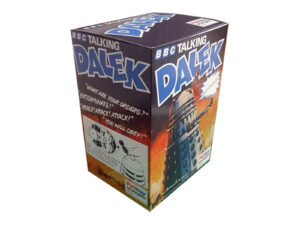 This Palitoy BBC Talking Dalek Repro Box with inserts has been printed on smooth vinyl and fixed to 350gsm card and will allow you to display your Palitoy BBC Talking Dalek at its very best. See pictures.