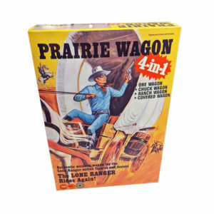 Marx Toys The Lone Ranger Prairie Wagon Repro Box
