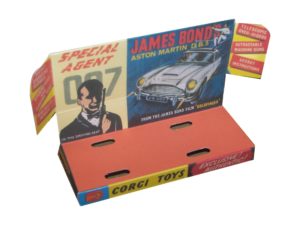 Corgi Toys 261 James Bond DB5 Repro Box inner