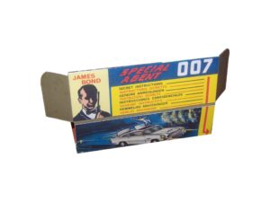 Corgi Toys 261 James Bond DB5 Repro Box inner rear