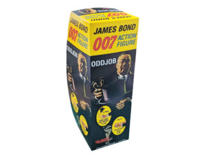 Gilbert Toys James Bond OddJob in Black Suit Figure Repro Box