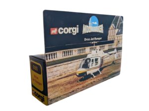 Corgi Toys 930 Drax Helicopter Repro Box rear