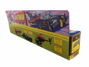 Giftset 40 Batmobile, Batboat and Batcoper repro box with plastic inner