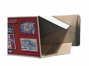 Ideal Toys Evel Knievel Scramble Van Reproduction Box view inside