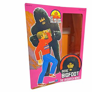 Kenner Six Million Dollar Man Biosonic Bigfoot Figure 2nd Version Reproduction Box