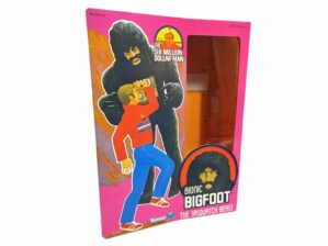 Kenner Six Million Dollar Man Biosonic Bigfoot Figure 2nd Version Reproduction Box