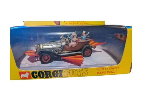 Corgi Toys 266 Chitty Chitty Bang Bang Repro Box with Cardboard Cloud Inner