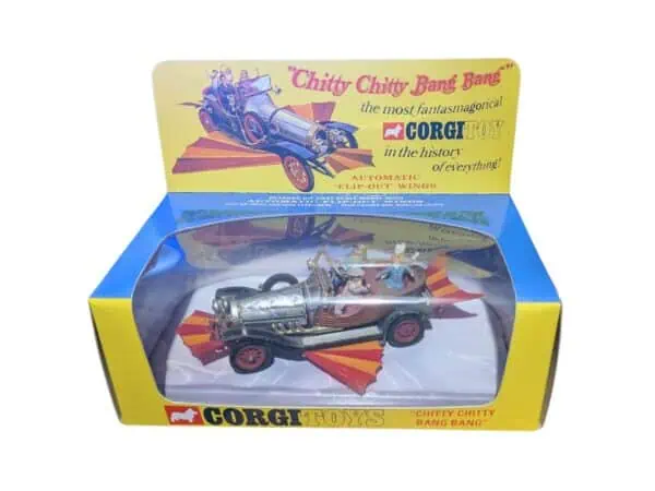 Corgi Toys 266 Chitty Chitty Bang Bang Repro Box with Cardboard Cloud Inner