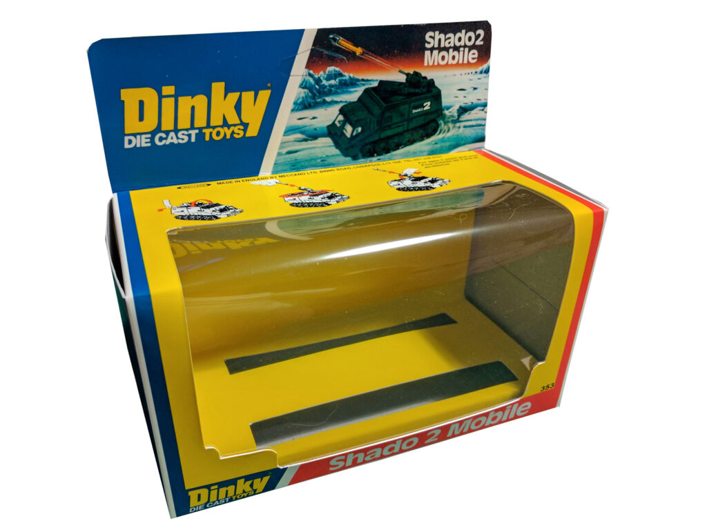Dinky Toys 353 Shado 2 Mobile Repro Window Box