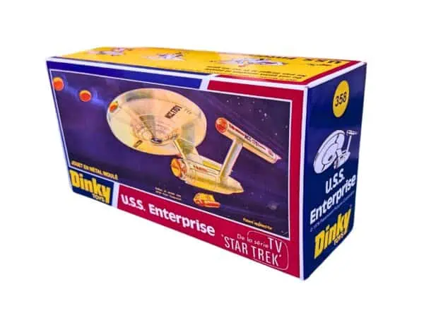 358-uss-enterprise-box-front.jpg Dinky Toys 358 Star Trek U.S.S. Enterprise Repro Box