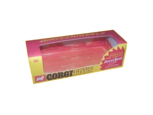 Corgi Toys 391 James Bond Ford Mustang Repro Box