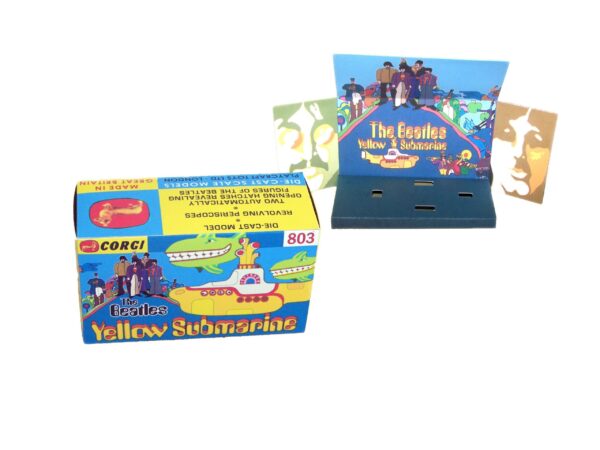 Corgi Toys 803 The Beatles Yellow Submarine Type 2 Custom Designed Repro Box