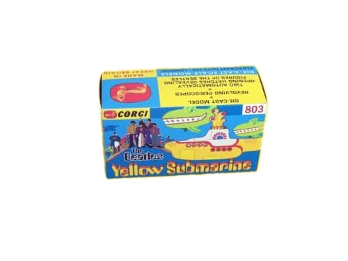 Corgi Toys 803 The Beatles Yellow Submarine Type 1 Custom Repro Box