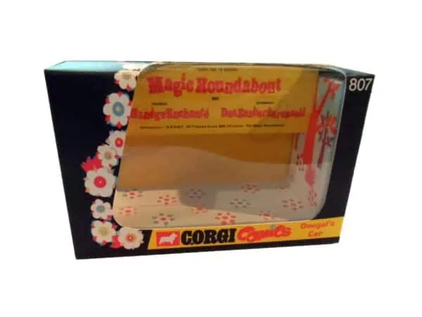807-Dougal-Black-front-scaled-1.jpg Corgi Toys 807 Magic Roundabout Dougal's Car Black Version Repro Box