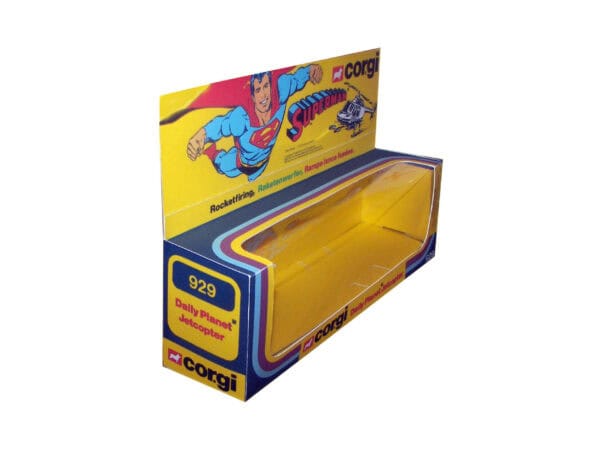 Corgi Toys 929 Superman Jetcopter Repro Box