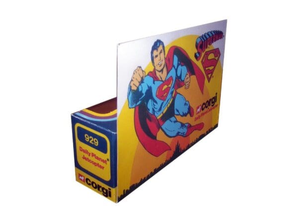 Corgi Toys 929 Superman Jetcopter Repro Box