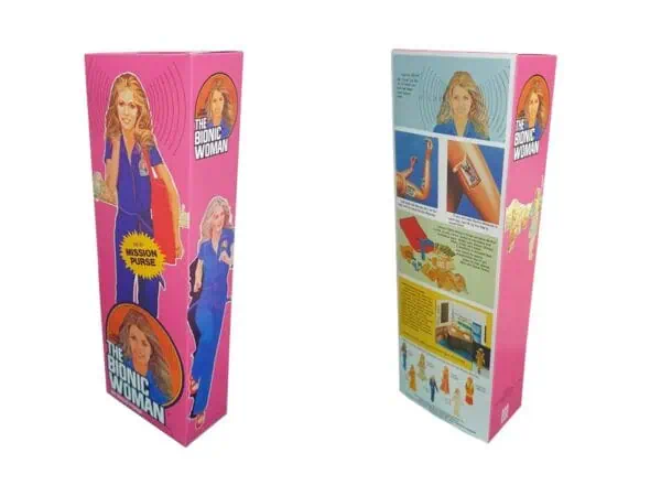 BW-UK-Mission-Purse-sides.jpg Denys Fisher Bionic Woman Mission Purse Figure Repro Box (Non Window Version)