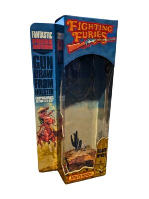 Matchbox Fighting Furies Black McCoy Figure Repro Box Matchbox Fighting Furies Black McCoy Figure Repro Box