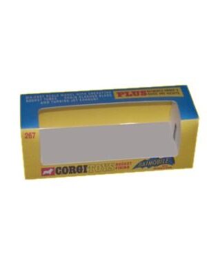 Corgi Toys 267 Batmobile Red Wheels 1973 Repro Box