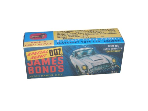 Corgi Toys 261 James Bond DB5 Repro Box Corgi Toys 261 James Bond DB5 Repro Box
