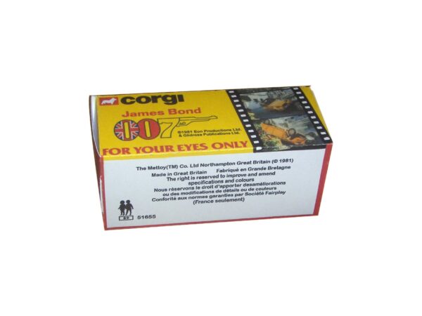 Corgi Toys 272 James Bond Citroen 2CV Repro Box Corgi Toys 272 James Bond Citroen 2CV Repro Box