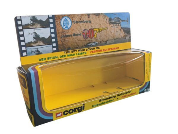Corgi Toys 926 Stromberg Helicopter Repro Box Corgi Toys 926 Stromberg Helicopter Repro Box