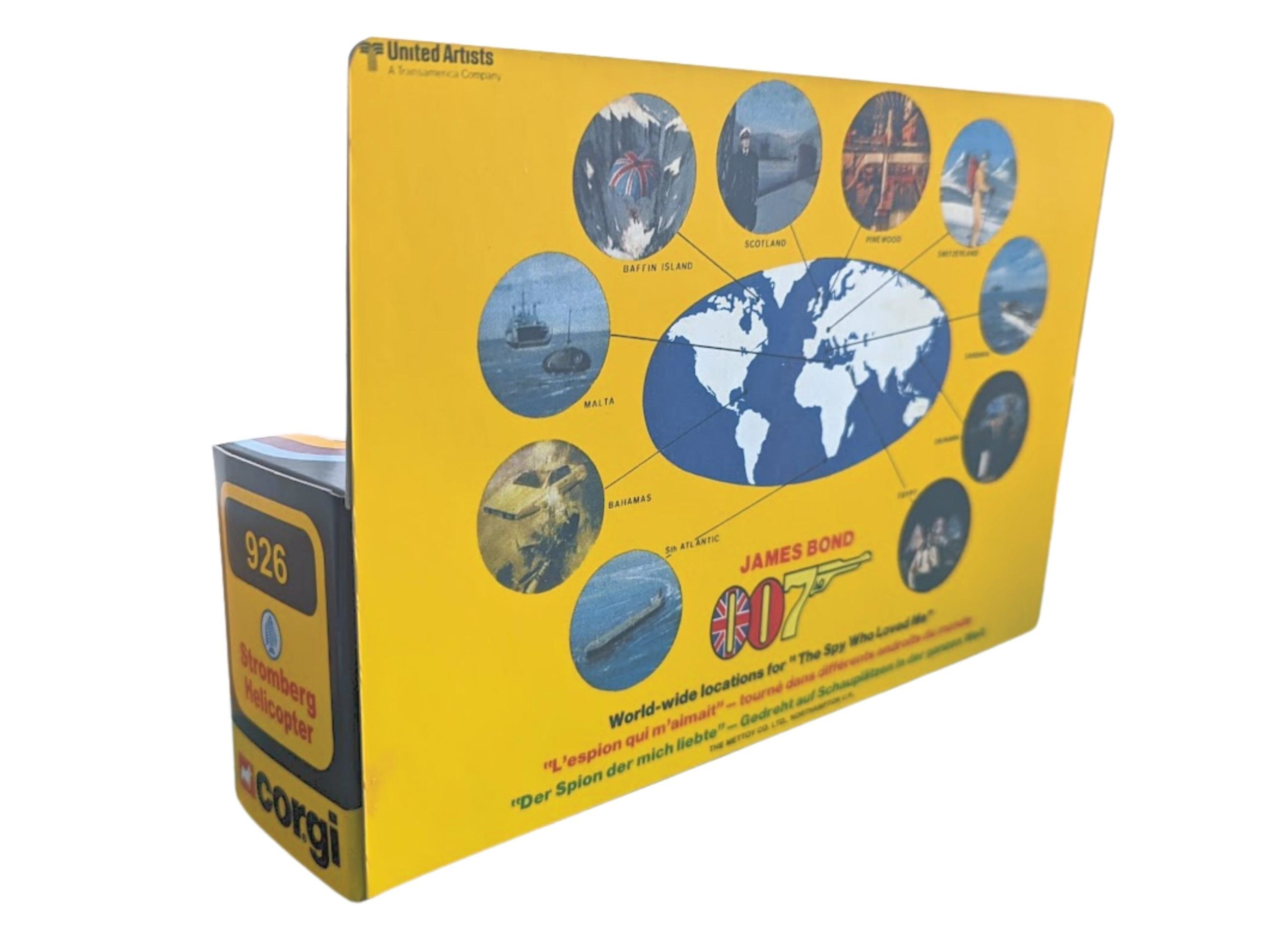 Corgi Toys 926 Stromberg Helicopter Repro Box Corgi Toys 926 Stromberg Helicopter Repro Box