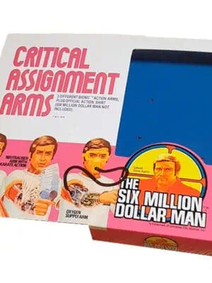 Denys Fisher Six Million Dollar Man Critical Assignment Arms Reproduction Box